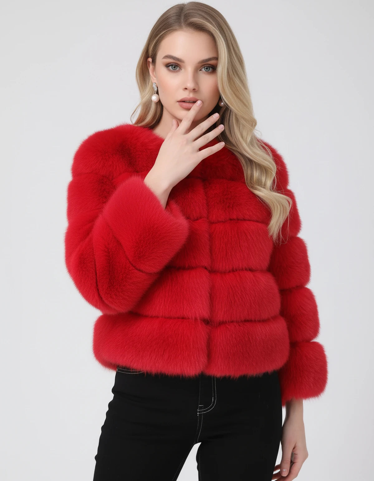 Aralie Jackets — Red | SKU: RB-72b8a2-red-S (EU XXXS),RB-72b8a2-red-M (EU XXS),RB-72b8a2-red-L (EU XS),RB-72b8a2-red-XL (EU XS-S),RB-72b8a2-red-XXL (EU S-M),RB-72b8a2-red-XXXL (EU M-L),RB-72b8a2-red-4XL (EU L),RB-72b8a2-red-5XL (EU L-XL),RB-72b8a2-red-6XL (EU XL)