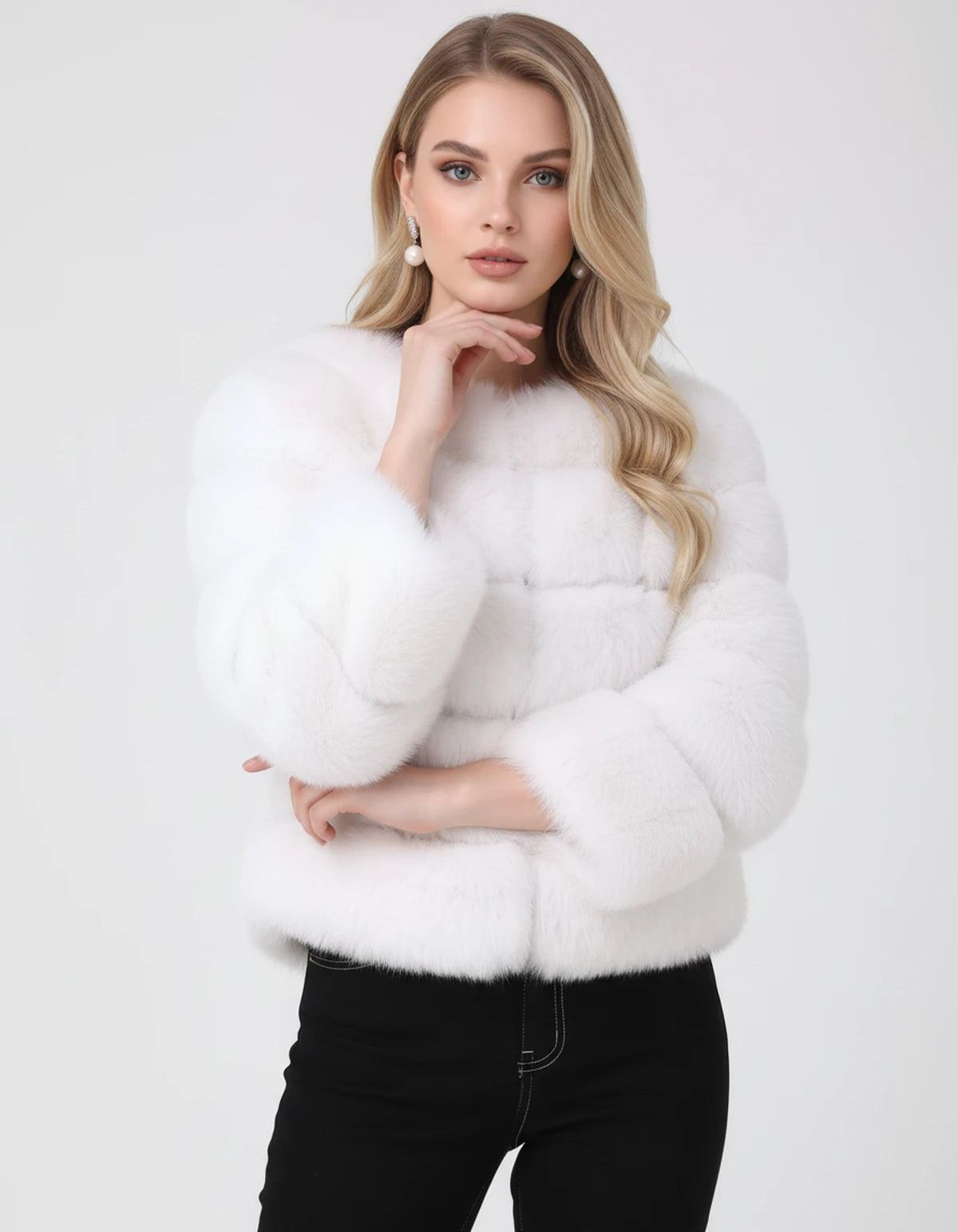 Aralie Jackets — White | SKU: RB-72b8a2-white-S (EU XXXS),RB-72b8a2-white-M (EU XXS),RB-72b8a2-white-L (EU XS),RB-72b8a2-white-XL (EU XS-S),RB-72b8a2-white-XXL (EU S-M),RB-72b8a2-white-XXXL (EU M-L),RB-72b8a2-white-4XL (EU L),RB-72b8a2-white-5XL (EU L-XL),RB-72b8a2-white-6XL (EU XL)