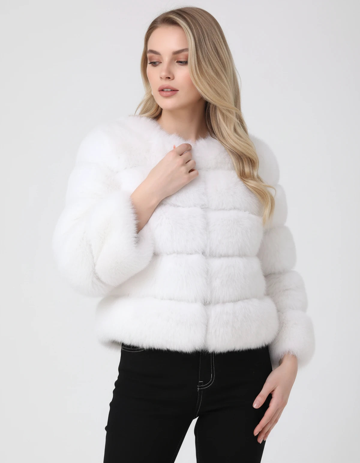 Aralie Jackets — White | SKU: RB-72b8a2-white-S (EU XXXS),RB-72b8a2-white-M (EU XXS),RB-72b8a2-white-L (EU XS),RB-72b8a2-white-XL (EU XS-S),RB-72b8a2-white-XXL (EU S-M),RB-72b8a2-white-XXXL (EU M-L),RB-72b8a2-white-4XL (EU L),RB-72b8a2-white-5XL (EU L-XL),RB-72b8a2-white-6XL (EU XL)