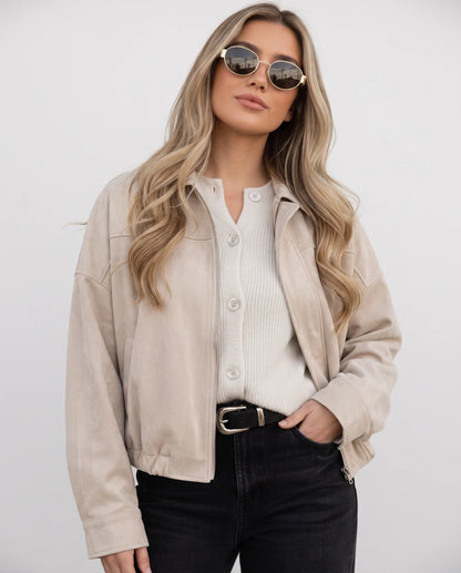 Arenza Jackets — Beige