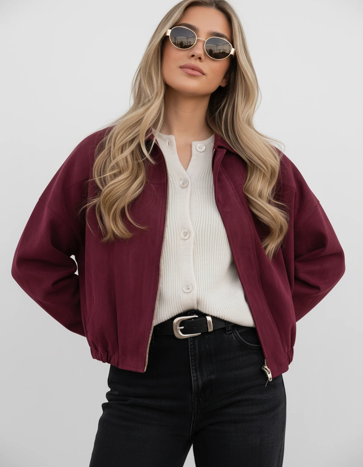 Arenza Jackets — Burgundy | SKU: RB-ba69d9-burgundy-XS,RB-ba69d9-burgundy-S,RB-ba69d9-burgundy-M,RB-ba69d9-burgundy-L