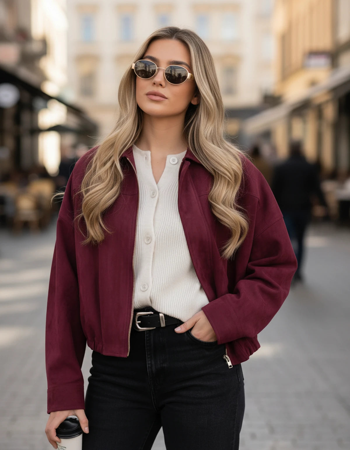 Arenza Jackets — Burgundy | SKU: RB-ba69d9-burgundy-XS,RB-ba69d9-burgundy-S,RB-ba69d9-burgundy-M,RB-ba69d9-burgundy-L