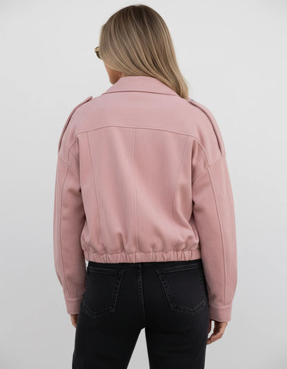 Arenza Jackets — Dusty Pink | SKU: RB-ba69d9-dustyp69-XS,RB-ba69d9-dustyp69-S,RB-ba69d9-dustyp69-M,RB-ba69d9-dustyp69-L