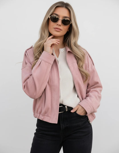 Arenza Jackets — Dusty Pink | SKU: RB-ba69d9-dustyp69-XS,RB-ba69d9-dustyp69-S,RB-ba69d9-dustyp69-M,RB-ba69d9-dustyp69-L