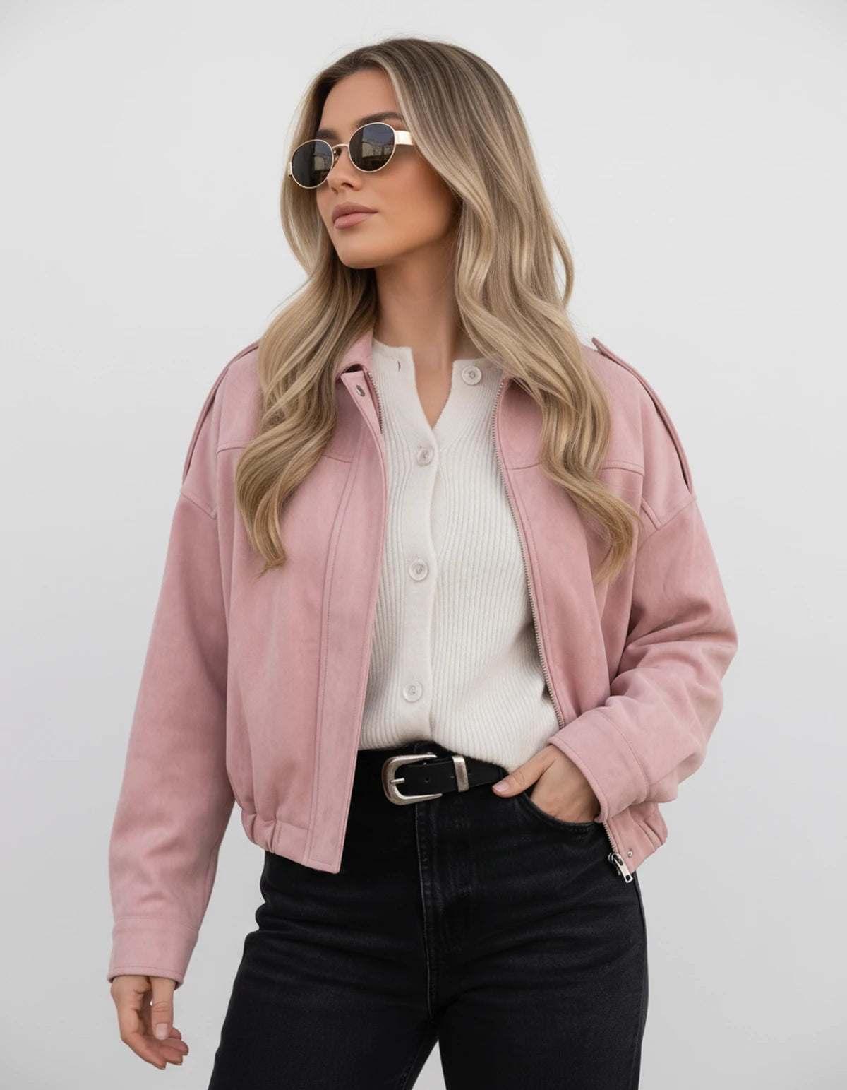 Arenza Jackets — Dusty Pink | SKU: RB-ba69d9-dustyp69-XS,RB-ba69d9-dustyp69-S,RB-ba69d9-dustyp69-M,RB-ba69d9-dustyp69-L