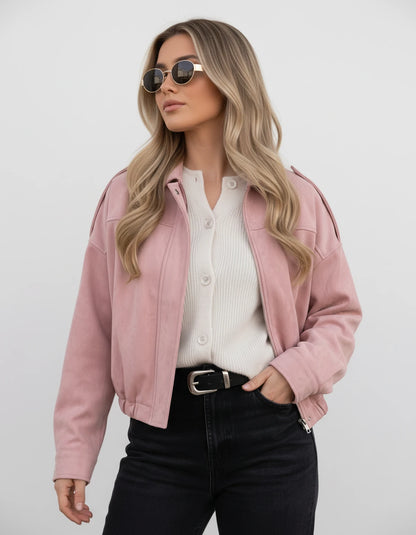 Arenza Jackets — Dusty Pink | SKU: RB-ba69d9-dustyp69-XS,RB-ba69d9-dustyp69-S,RB-ba69d9-dustyp69-M,RB-ba69d9-dustyp69-L