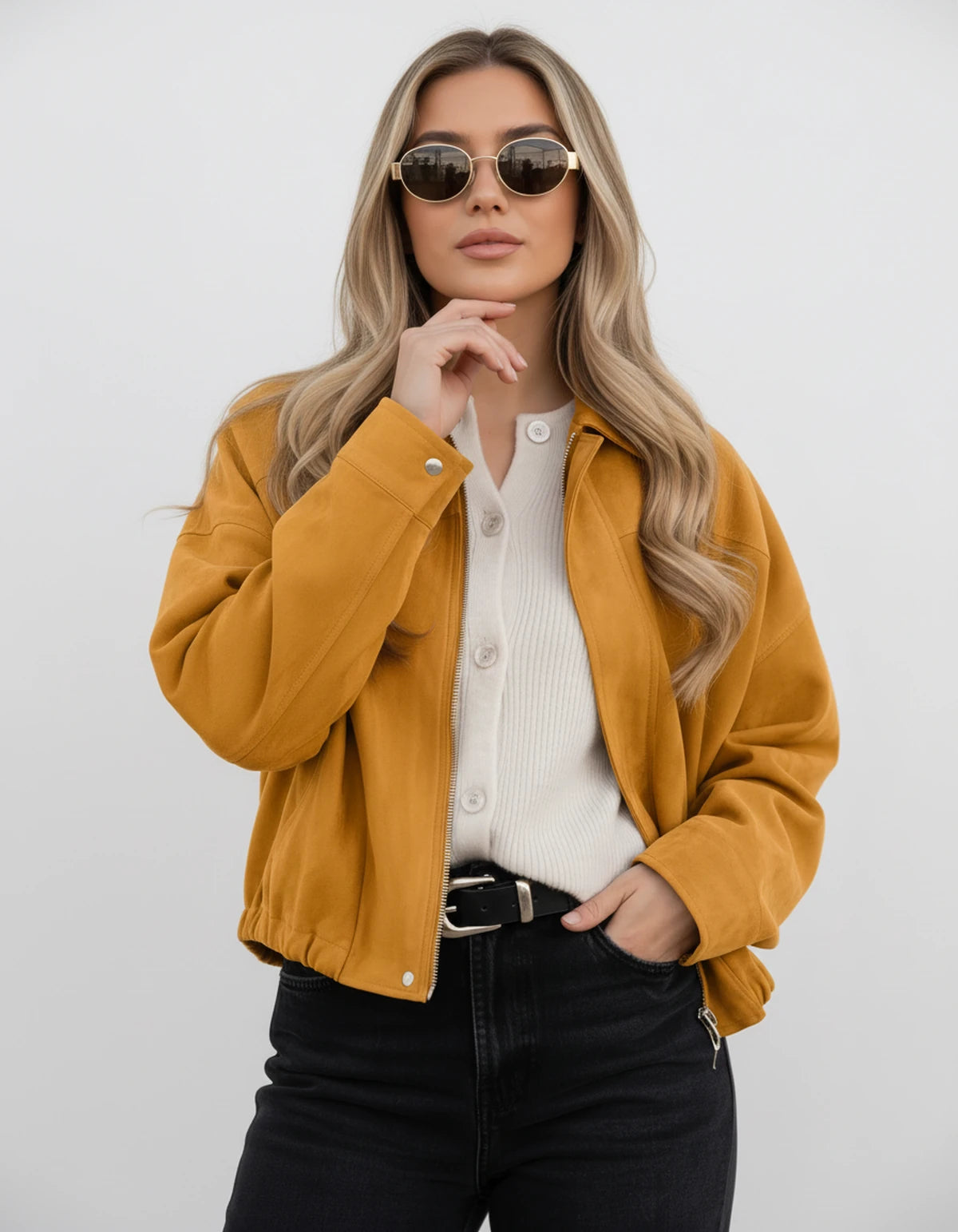 Arenza Jackets — Mustard Yellow | SKU: RB-ba69d9-mustarcc-XS,RB-ba69d9-mustarcc-S,RB-ba69d9-mustarcc-M,RB-ba69d9-mustarcc-L