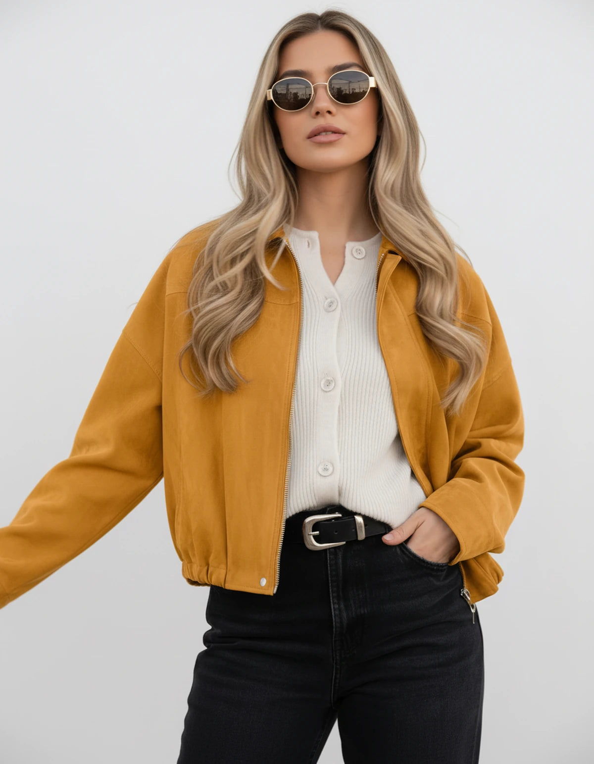 Arenza Jackets — Mustard Yellow | SKU: RB-ba69d9-mustarcc-XS,RB-ba69d9-mustarcc-S,RB-ba69d9-mustarcc-M,RB-ba69d9-mustarcc-L