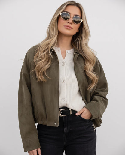 Arenza Jackets — Olive Green