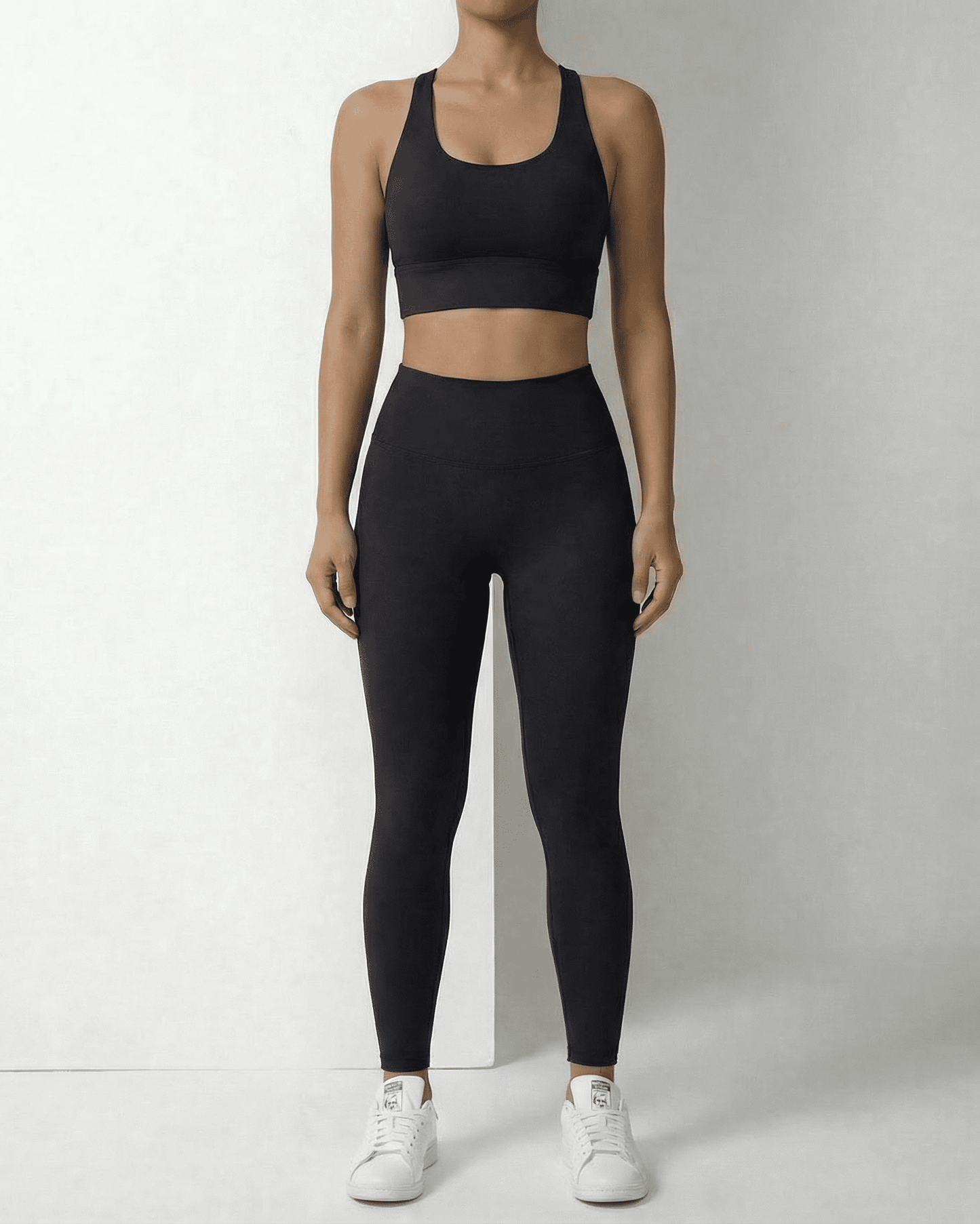 Black Leggings, front view | Ramblion