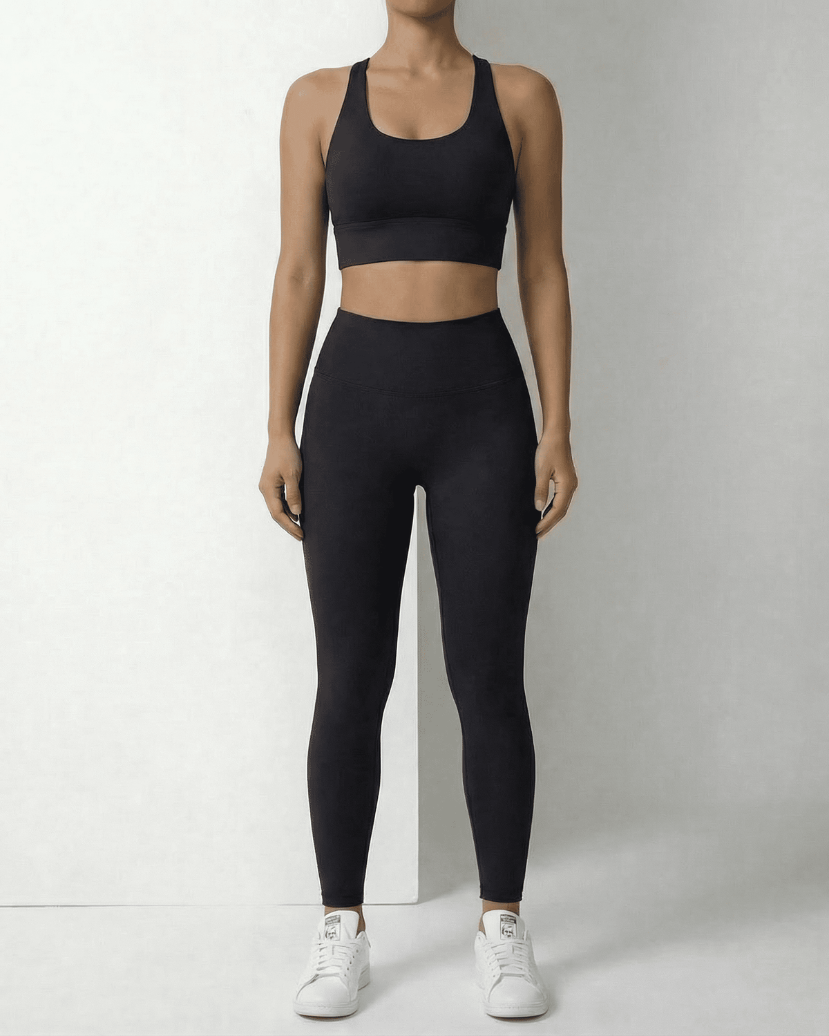 Black Leggings, front view | Ramblion
