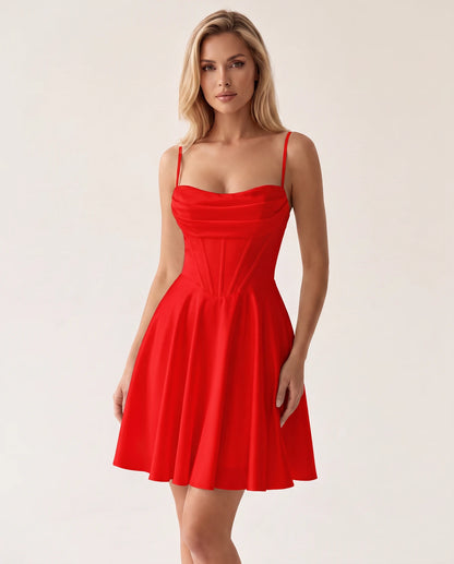 Armelle Mini Dresses — Red