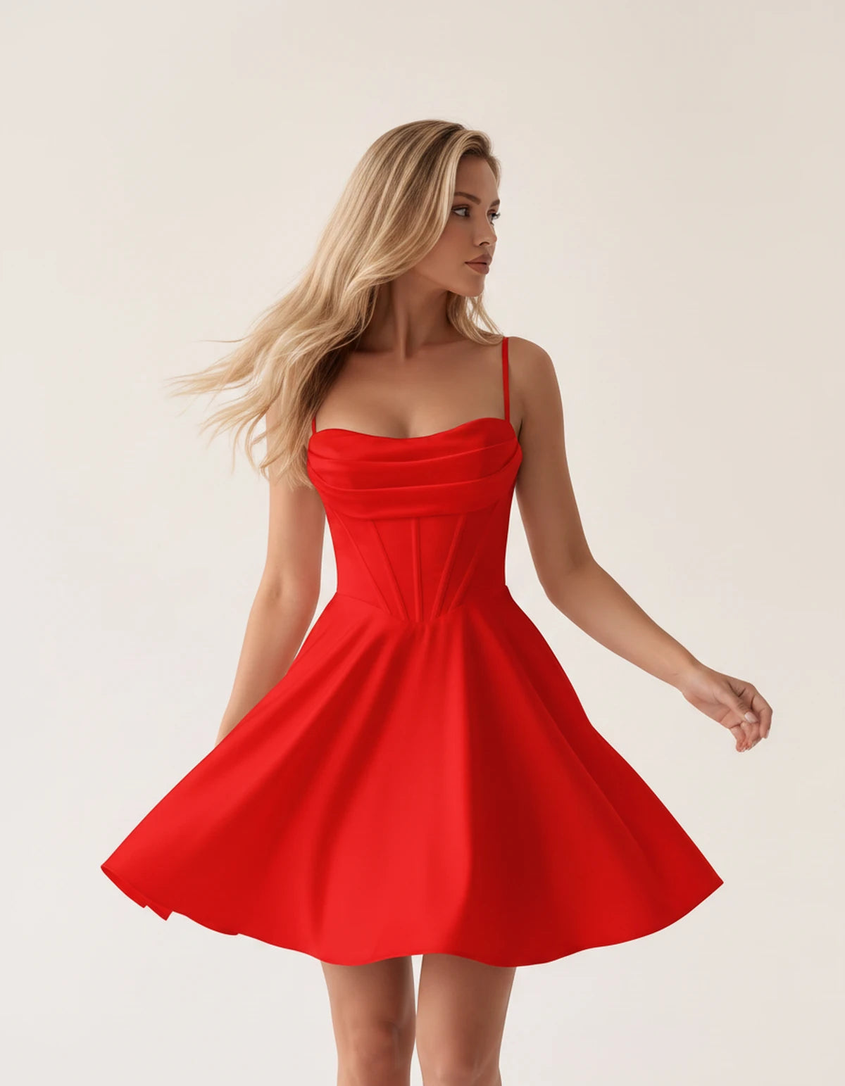 Armelle Mini Dresses — Red | SKU: RB-1f651d-red-2,RB-1f651d-red-4,RB-1f651d-red-6,RB-1f651d-red-8,RB-1f651d-red-10,RB-1f651d-red-12,RB-1f651d-red-14,RB-1f651d-red-16,RB-1f651d-red-16W,RB-1f651d-red-18W,RB-1f651d-red-20W,RB-1f651d-red-22W