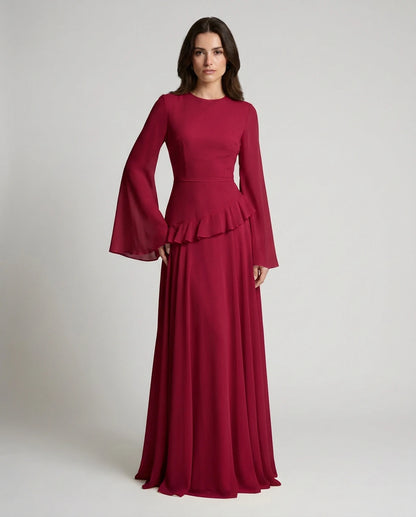 Artemisia Maxi Dresses — Burgundy