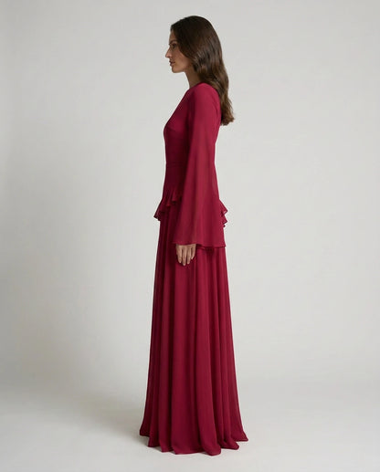 Artemisia Maxi Dresses — Burgundy | SKU: RB-e8a5ae-burgundy-XS,RB-e8a5ae-burgundy-S,RB-e8a5ae-burgundy-M,RB-e8a5ae-burgundy-L,RB-e8a5ae-burgundy-XL,RB-e8a5ae-burgundy-2XL