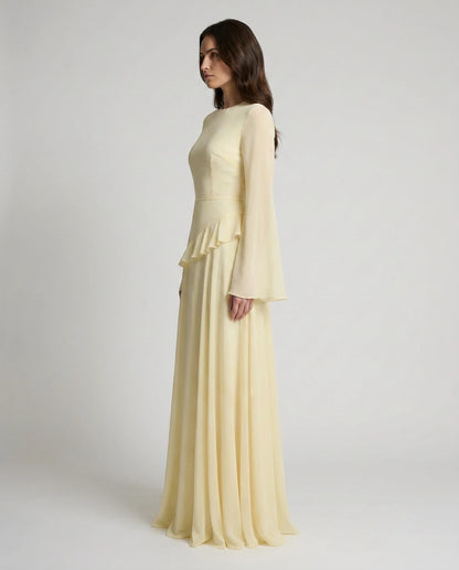 Artemisia Maxi Dresses — Light Yellow | SKU: RB-e8a5ae-lightyf8-XS,RB-e8a5ae-lightyf8-S,RB-e8a5ae-lightyf8-M,RB-e8a5ae-lightyf8-L,RB-e8a5ae-lightyf8-XL,RB-e8a5ae-lightyf8-2XL