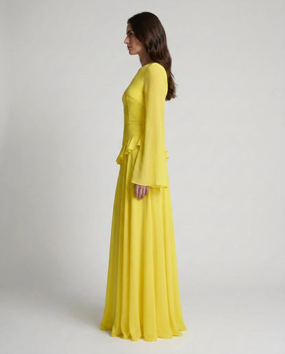 Artemisia Maxi Dresses — Yellow | SKU: RB-e8a5ae-yellow-XS,RB-e8a5ae-yellow-S,RB-e8a5ae-yellow-M,RB-e8a5ae-yellow-L,RB-e8a5ae-yellow-XL,RB-e8a5ae-yellow-2XL