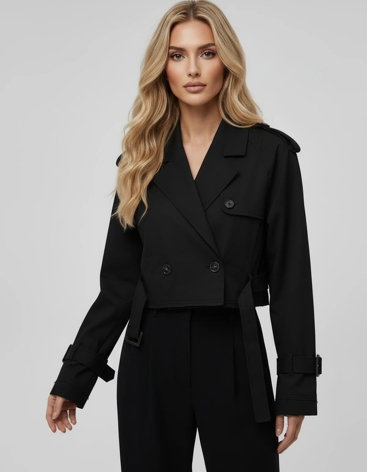 Ashelialle Jackets — Black | SKU: RB-824279-black-XS,RB-824279-black-S,RB-824279-black-M,RB-824279-black-L,RB-824279-black-XL
