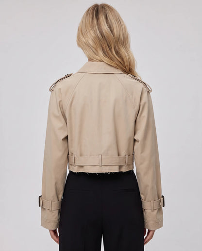 Ashelialle Jackets — Khaki | SKU: RB-824279-khaki-XS,RB-824279-khaki-S,RB-824279-khaki-M,RB-824279-khaki-L,RB-824279-khaki-XL