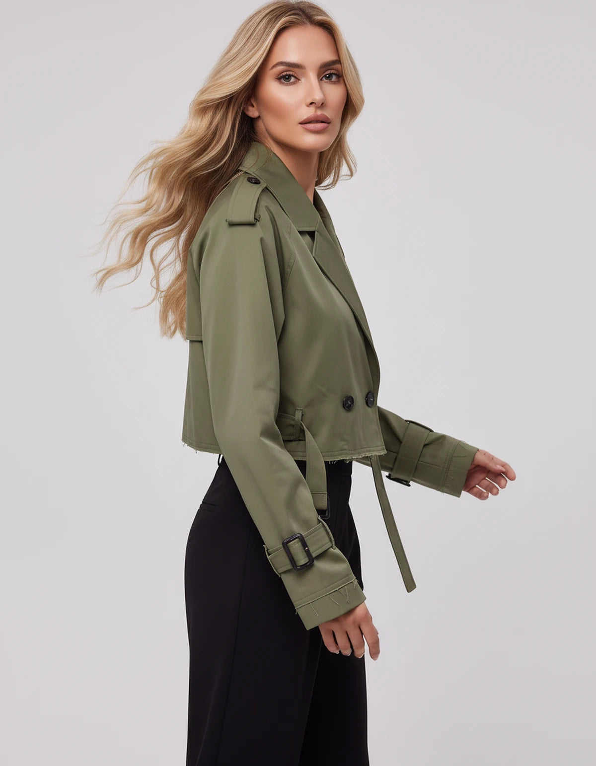 Ashelialle Jackets — Olive Green | SKU: RB-824279-oliveg69-XS,RB-824279-oliveg69-S,RB-824279-oliveg69-M,RB-824279-oliveg69-L,RB-824279-oliveg69-XL
