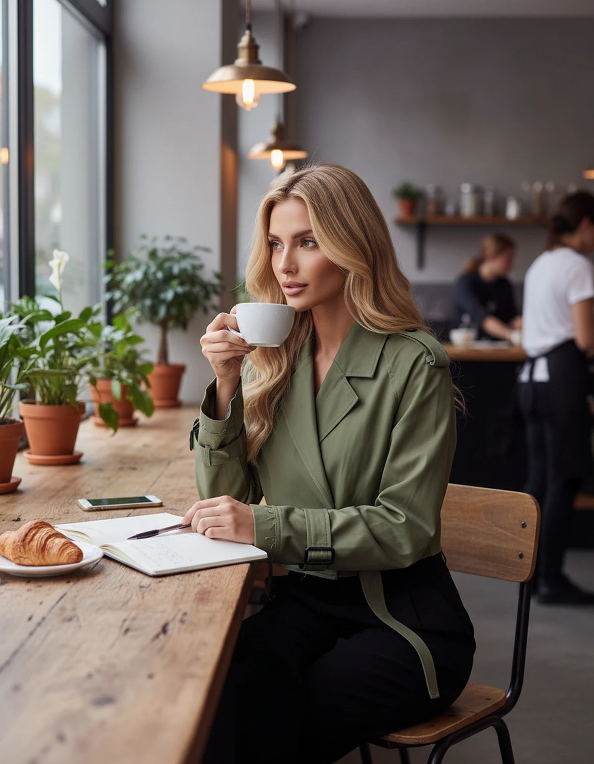 Ashelialle Jackets — Olive Green | SKU: RB-824279-oliveg69-XS,RB-824279-oliveg69-S,RB-824279-oliveg69-M,RB-824279-oliveg69-L,RB-824279-oliveg69-XL