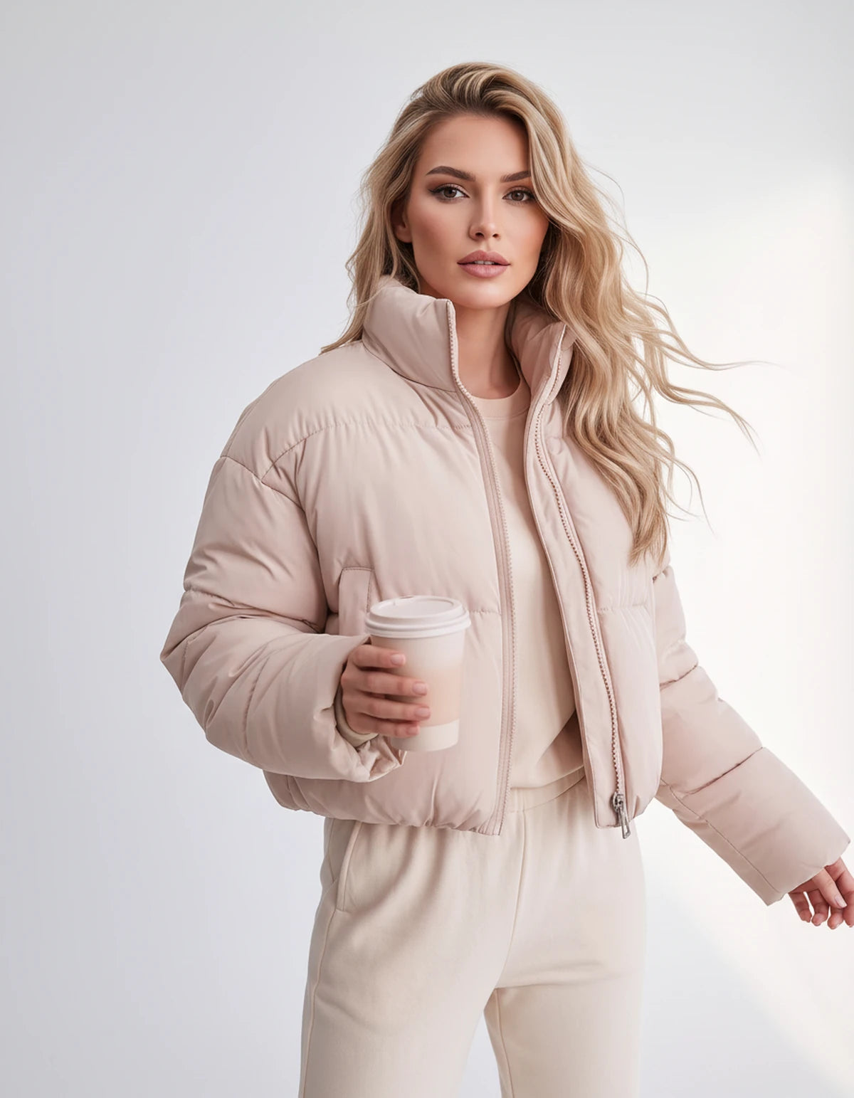 Astorialle Jackets — Creamy-white Mf | SKU: RB-77b0f4-creamye5-XS,RB-77b0f4-creamye5-S,RB-77b0f4-creamye5-M,RB-77b0f4-creamye5-L,RB-77b0f4-creamye5-XL
