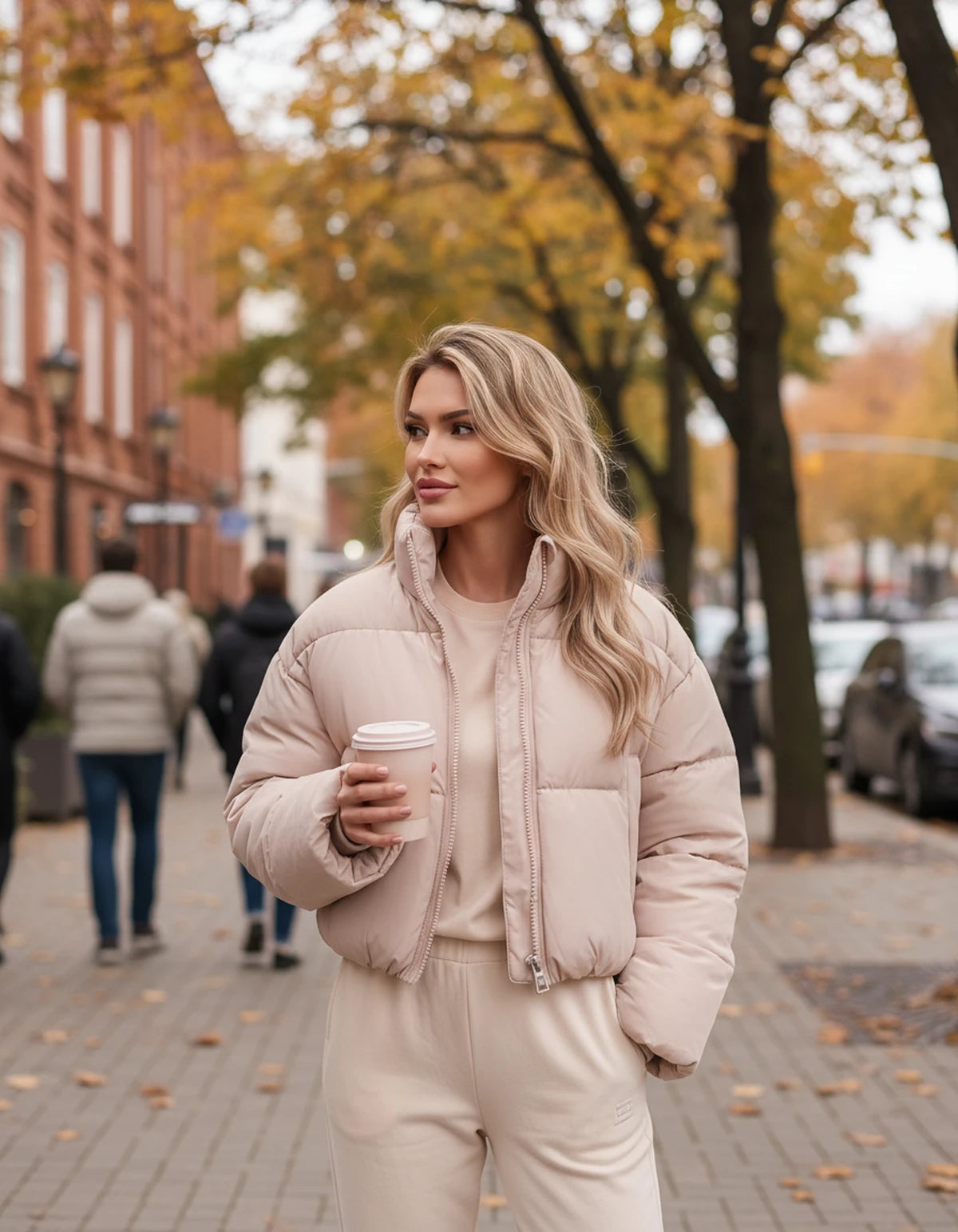 Astorialle Jackets — Creamy-white Mf | SKU: RB-77b0f4-creamye5-XS,RB-77b0f4-creamye5-S,RB-77b0f4-creamye5-M,RB-77b0f4-creamye5-L,RB-77b0f4-creamye5-XL