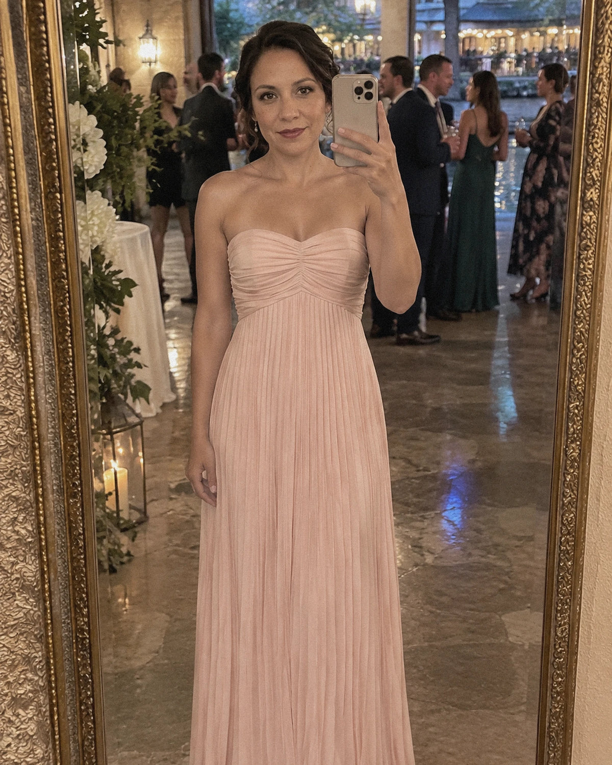 Chiffon Strapless Sweetheart Neckline A-Line Maxi Dress with Scarf for Party, Cocktail, Evening, Wedding Guest & Summer Event | SKU: AMD-584729163847251-BLUSH-L,AMD-584729163847251-BLUSH-M,AMD-584729163847251-BLUSH-S,AMD-584729163847251-BLUSH-XL,AMD-584729163847251-BLUSH-XS