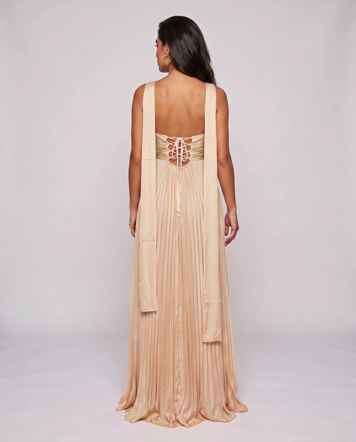 Chiffon Strapless Sweetheart Neckline A-Line Maxi Dress with Scarf for Party, Cocktail, Evening, Wedding Guest & Summer Event | SKU: AMD-584729163847251-CHAMPAGNE-L,AMD-584729163847251-CHAMPAGNE-M,AMD-584729163847251-CHAMPAGNE-S,AMD-584729163847251-CHAMPAGNE-XL,AMD-584729163847251-CHAMPAGNE-XS