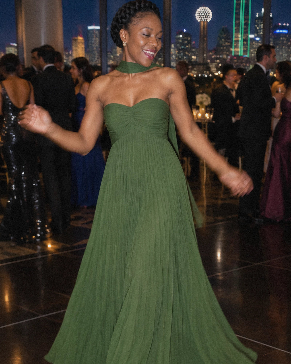 Chiffon Strapless Sweetheart Neckline A-Line Maxi Dress with Scarf for Party, Cocktail, Evening, Wedding Guest & Summer Event | SKU: AMD-584729163847251-EMERALD-L,AMD-584729163847251-EMERALD-M,AMD-584729163847251-EMERALD-S,AMD-584729163847251-EMERALD-XL,AMD-584729163847251-EMERALD-XS