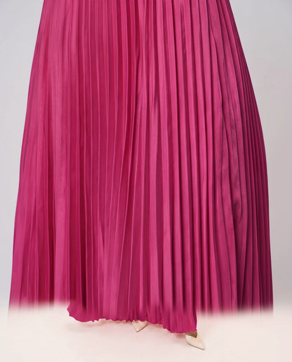 Chiffon Strapless Sweetheart Neckline A-Line Maxi Dress with Scarf for Party, Cocktail, Evening, Wedding Guest & Summer Event | SKU: AMD-584729163847251-FUCHSIA-L,AMD-584729163847251-FUCHSIA-M,AMD-584729163847251-FUCHSIA-S,AMD-584729163847251-FUCHSIA-XL,AMD-584729163847251-FUCHSIA-XS