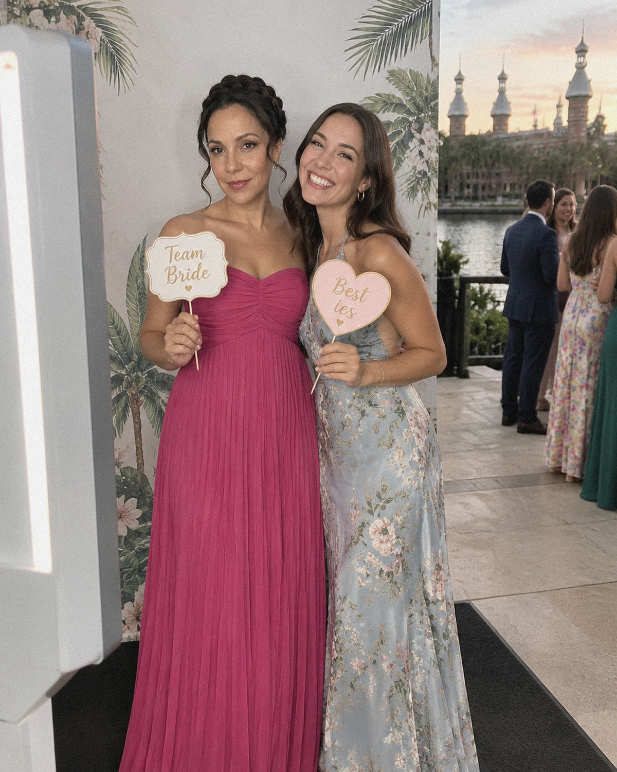 Chiffon Strapless Sweetheart Neckline A-Line Maxi Dress with Scarf for Party, Cocktail, Evening, Wedding Guest & Summer Event | SKU: AMD-584729163847251-FUCHSIA-L,AMD-584729163847251-FUCHSIA-M,AMD-584729163847251-FUCHSIA-S,AMD-584729163847251-FUCHSIA-XL,AMD-584729163847251-FUCHSIA-XS