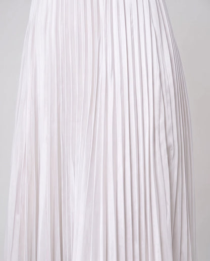 Chiffon Strapless Sweetheart Neckline A-Line Maxi Dress with Scarf for Party, Cocktail, Evening, Wedding Guest & Summer Event | SKU: AMD-584729163847251-WHITE-L,AMD-584729163847251-WHITE-M,AMD-584729163847251-WHITE-S,AMD-584729163847251-WHITE-XL,AMD-584729163847251-WHITE-XS