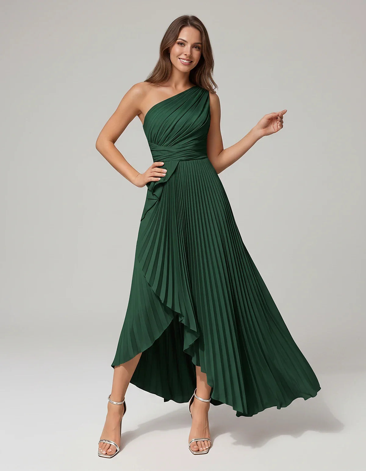 Satin Sleeveless One-Shoulder A-Line Maxi Dress for Party, Cocktail, Evening, Wedding Guest, Bridesmaid, Summer Formal Events | SKU: AMD-582741963851427-DUSTYBLUE-L,AMD-582741963851427-DUSTYBLUE-M,AMD-582741963851427-DUSTYBLUE-S,AMD-582741963851427-DUSTYBLUE-XL,AMD-582741963851427-DUSTYBLUE-XS