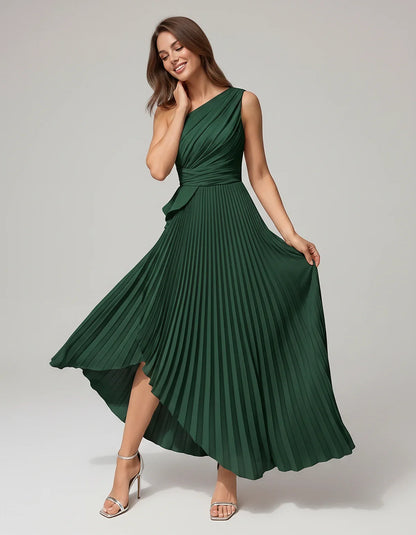 Satin Sleeveless One-Shoulder A-Line Maxi Dress for Party, Cocktail, Evening, Wedding Guest, Bridesmaid, Summer Formal Events | SKU: AMD-582741963851427-DUSTYBLUE-L,AMD-582741963851427-DUSTYBLUE-M,AMD-582741963851427-DUSTYBLUE-S,AMD-582741963851427-DUSTYBLUE-XL,AMD-582741963851427-DUSTYBLUE-XS