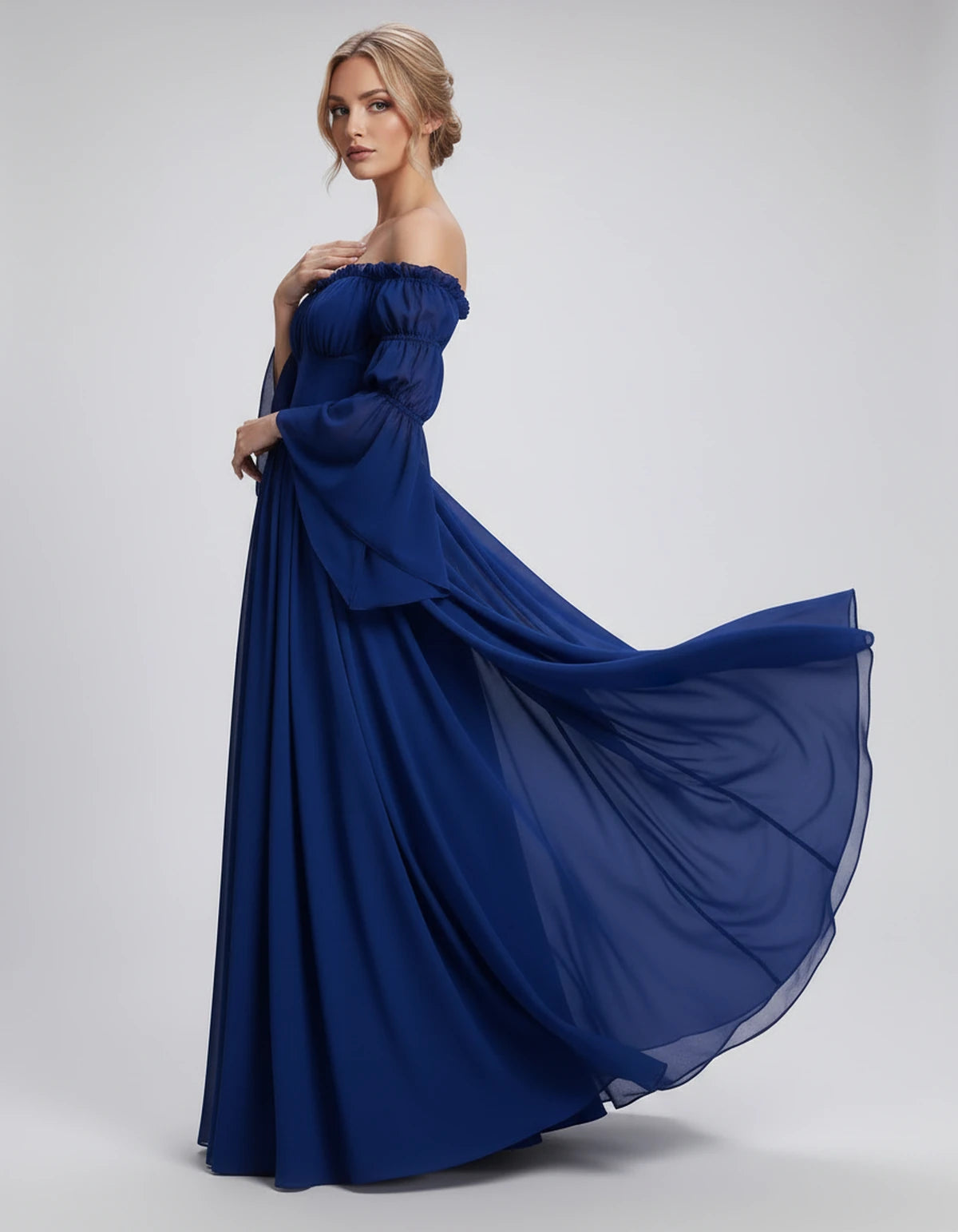 Avelina Maxi Dresses — Blue | SKU: RB-099607-blue-XS,RB-099607-blue-S,RB-099607-blue-M,RB-099607-blue-L,RB-099607-blue-XL,RB-099607-blue-2XL