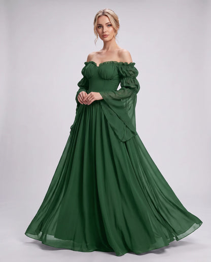 Avelina Maxi Dresses — Green