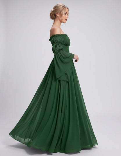 Avelina Maxi Dresses — Green | SKU: RB-099607-green-XS,RB-099607-green-S,RB-099607-green-M,RB-099607-green-L,RB-099607-green-XL,RB-099607-green-2XL