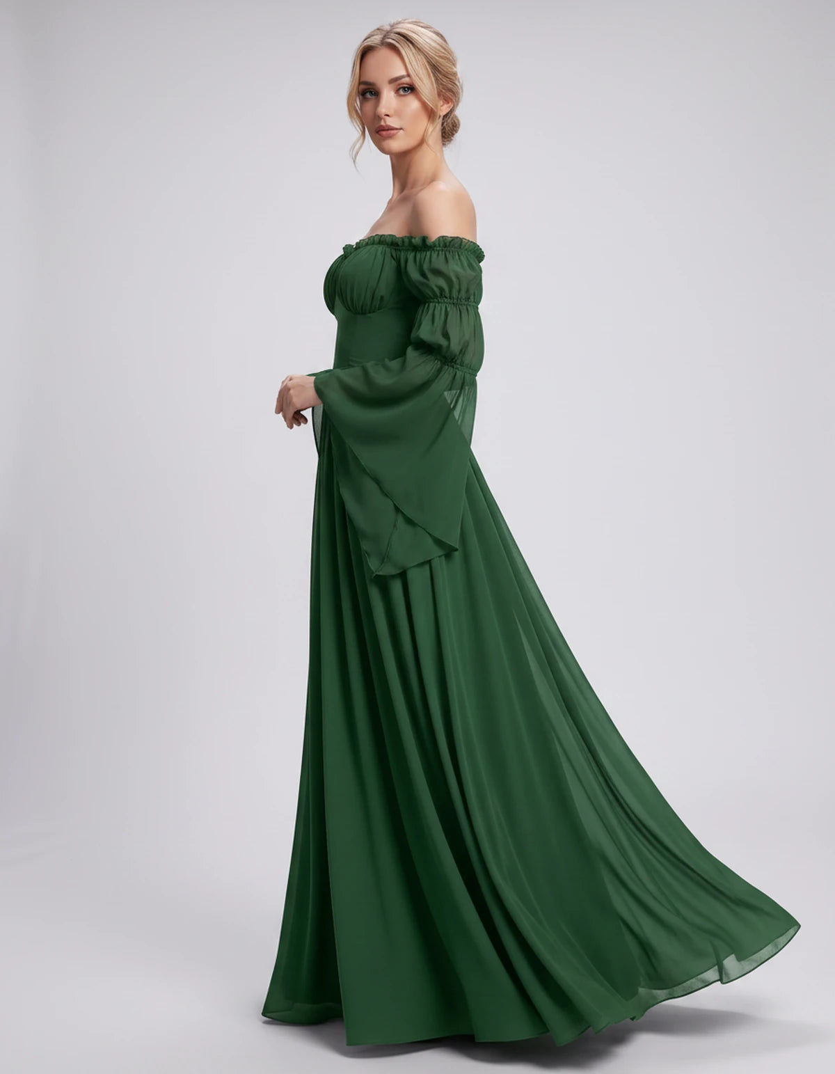 Avelina Maxi Dresses — Green | SKU: RB-099607-green-XS,RB-099607-green-S,RB-099607-green-M,RB-099607-green-L,RB-099607-green-XL,RB-099607-green-2XL