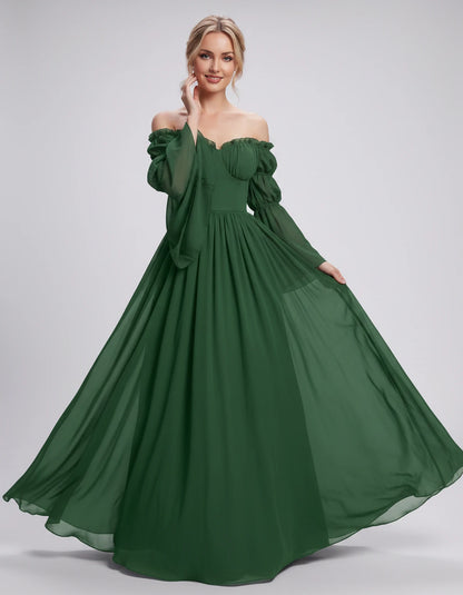 Avelina Maxi Dresses — Green | SKU: RB-099607-green-XS,RB-099607-green-S,RB-099607-green-M,RB-099607-green-L,RB-099607-green-XL,RB-099607-green-2XL