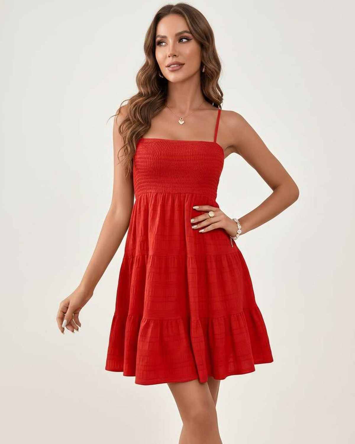 Ramblion Aya mini dress — square neck neckline · styled view 6 · styled for prom season