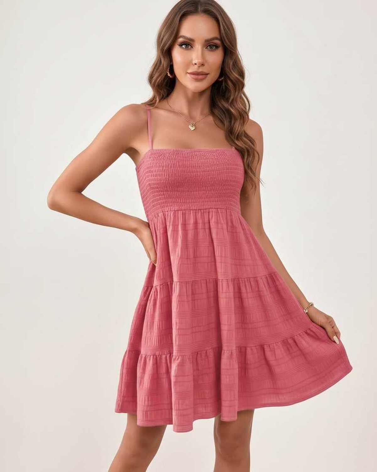 Ramblion Aya mini dress — square neck neckline · styled view 10 · styled for prom season