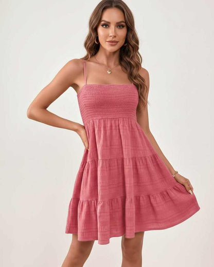 Ramblion Aya mini dress — square neck neckline · styled view 10 · styled for prom season