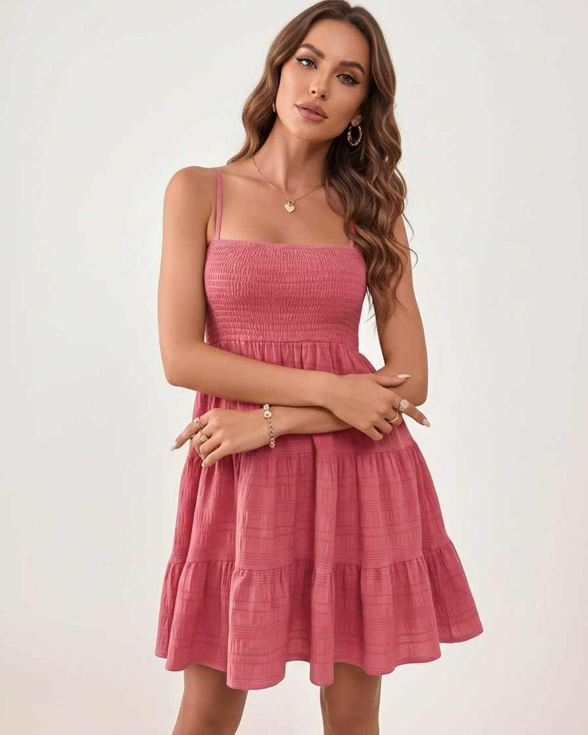 Ramblion Aya mini dress — square neck neckline · styled view 13 · styled for prom season