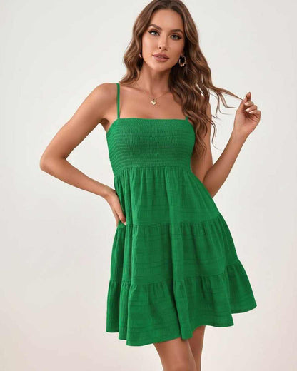 Ramblion Aya mini dress — square neck neckline · styled view 18 · styled for prom season