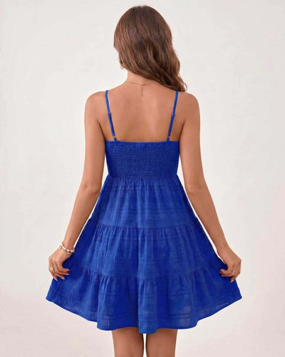 Ramblion Aya mini dress — square neck neckline · styled view 23 · styled for prom season