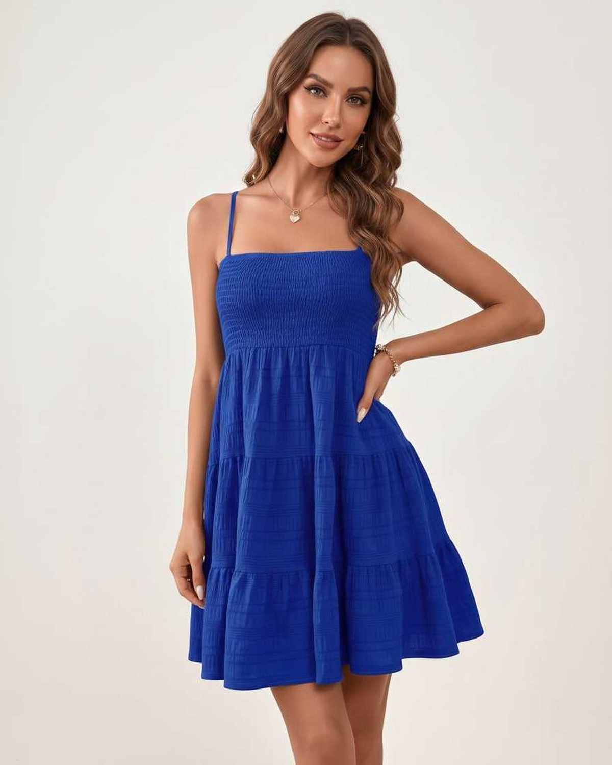 Ramblion Aya mini dress — square neck neckline · styled view 25 · styled for prom season