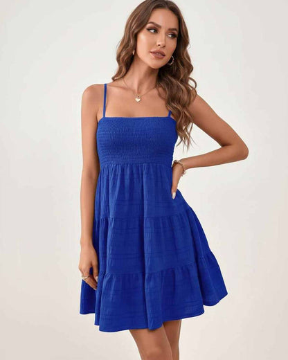 Ramblion Aya mini dress — square neck neckline · styled view 27 · styled for prom season