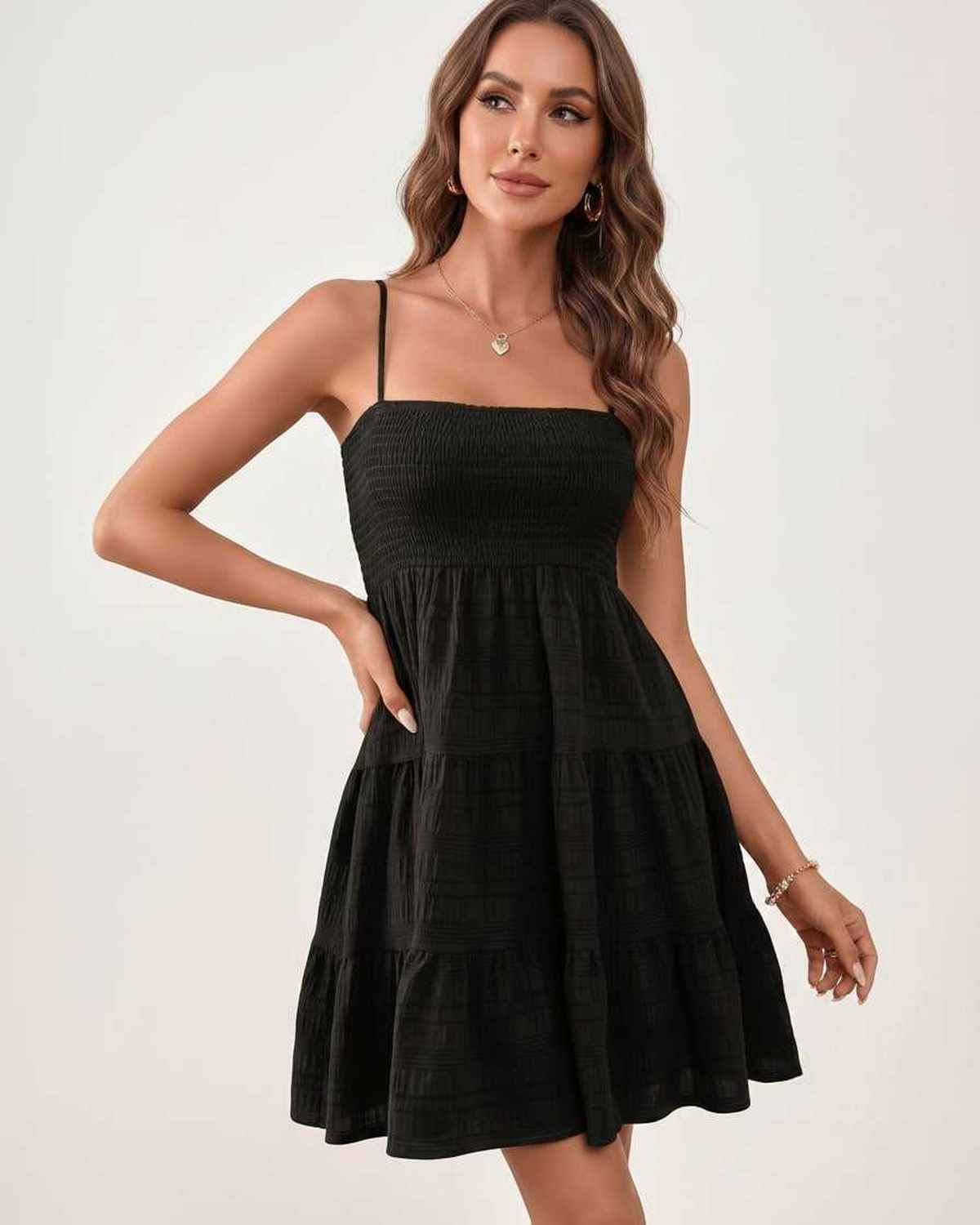 Ramblion Aya mini dress — square neck neckline · styled view 33 · styled for prom season