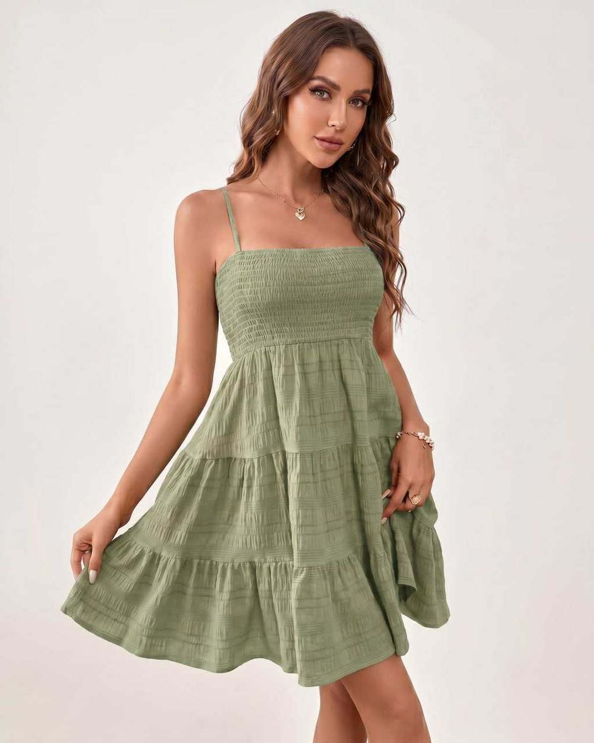 Ramblion Aya mini dress — square neck neckline · styled view 36 · styled for prom season